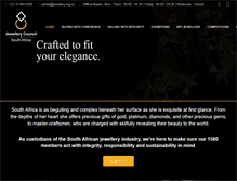 Tablet Screenshot of jewellery.org.za